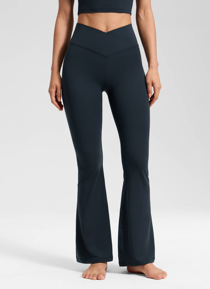 Leggings Acampanados con Cintura Cruzada 79 cm