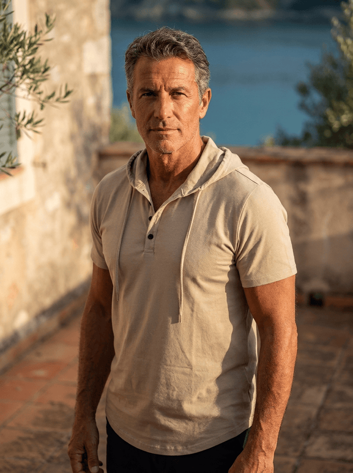 Tyler | Henley con Cappuccio