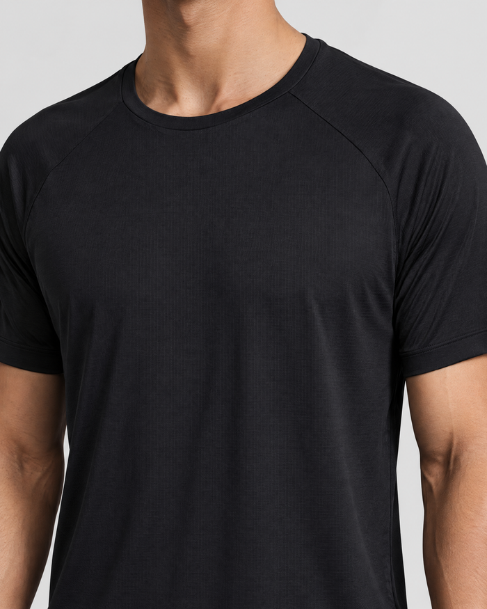 Camiseta Deportiva de Secado Rápido con Cuello Redondo
