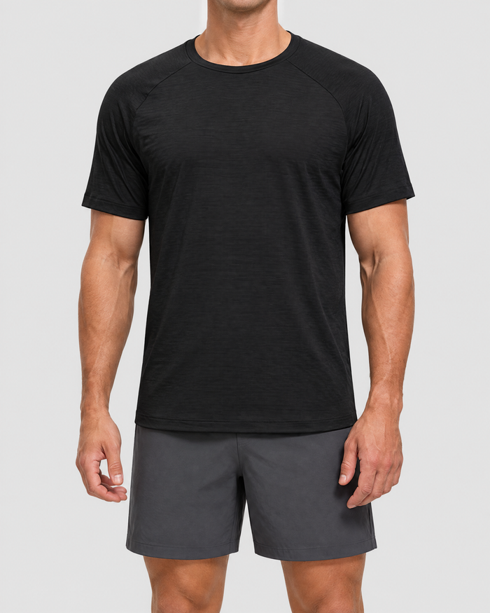 Camiseta Deportiva Ligera con Mangas Raglán