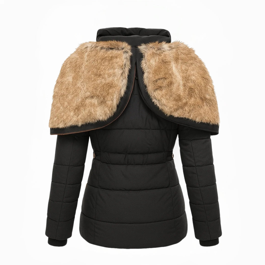 Tamara | Cappotto Invernale con Fodera Morbida in Pelliccia Sintetica