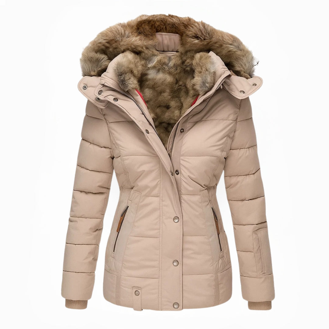 Tamara | Cappotto Invernale con Fodera Morbida in Pelliccia Sintetica