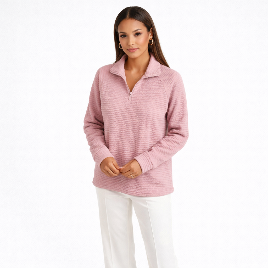 Helene | Maglione Scollo a V con Zip
