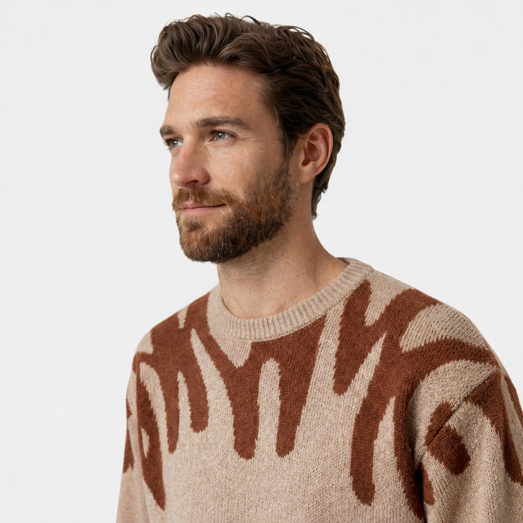EMILIO | Maglione in Maglia Stampata