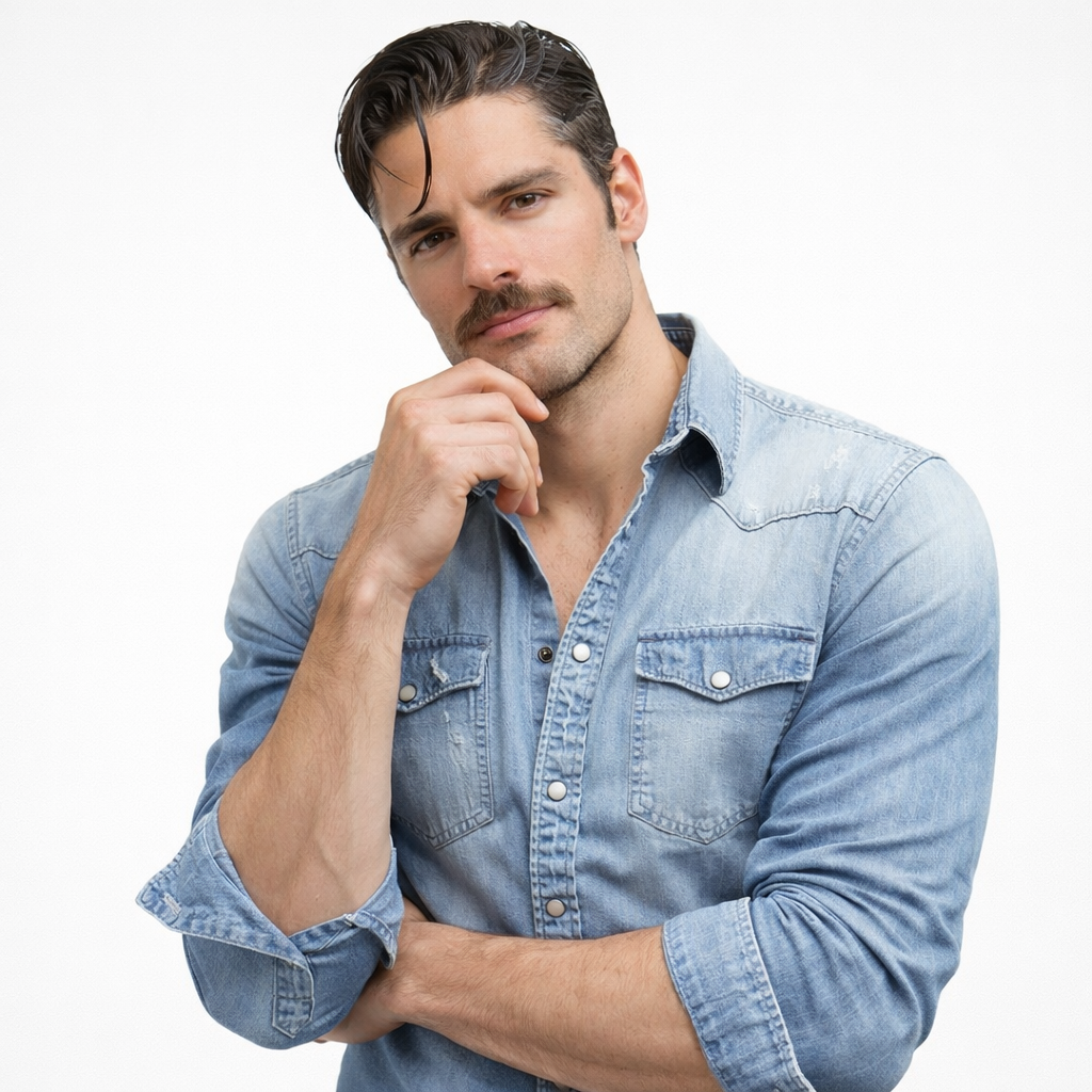 David | Camicia in Denim Miami