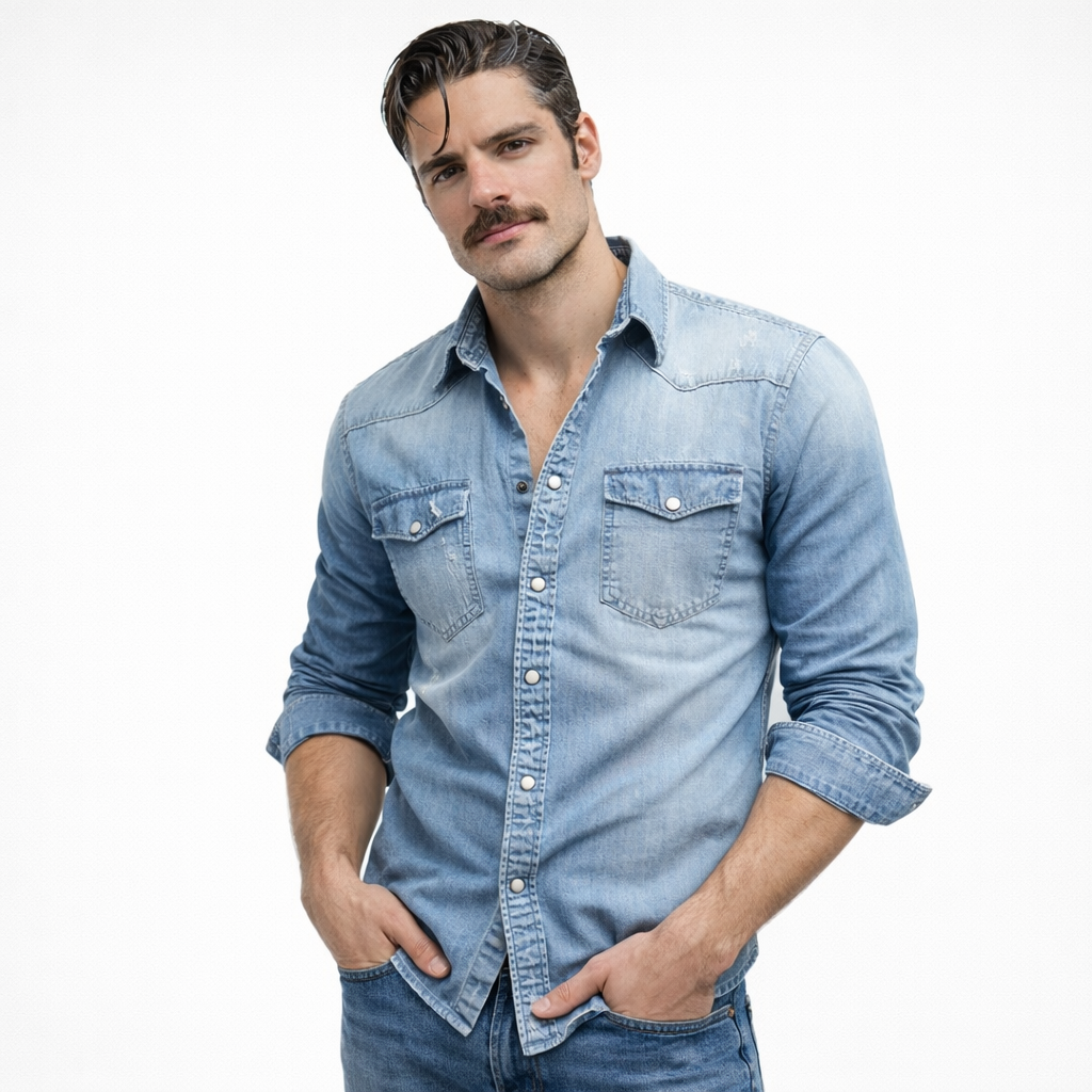 David | Camicia in Denim Miami
