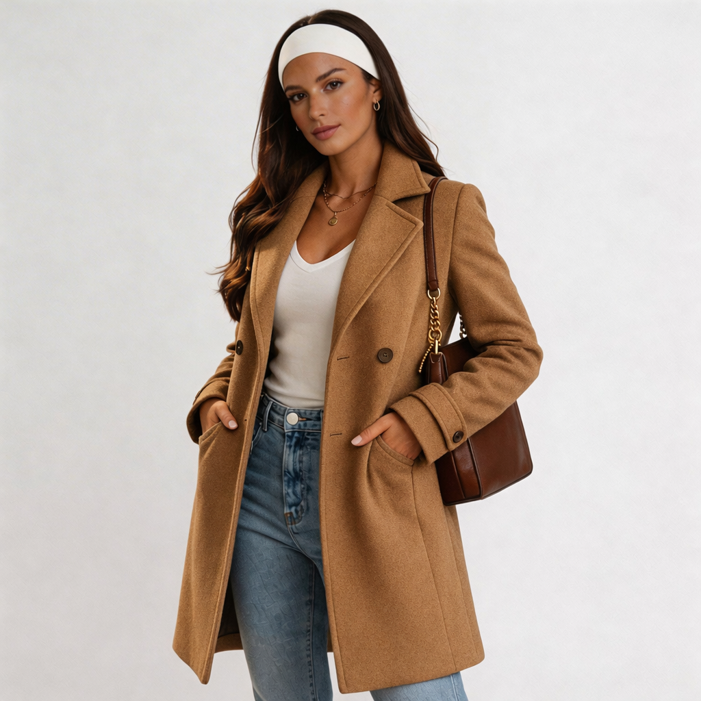 María | Cappotto Classico Effetto Lana