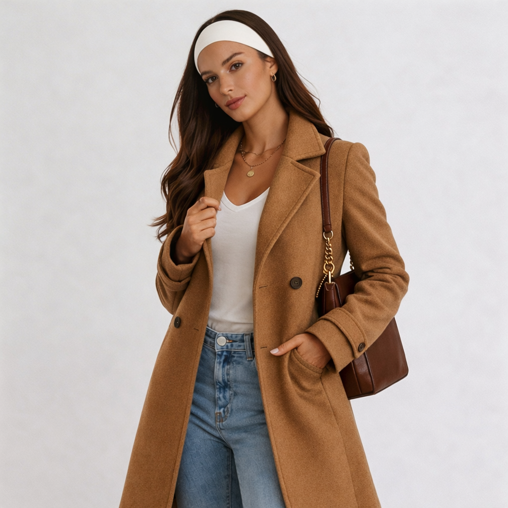 María | Cappotto Classico Effetto Lana