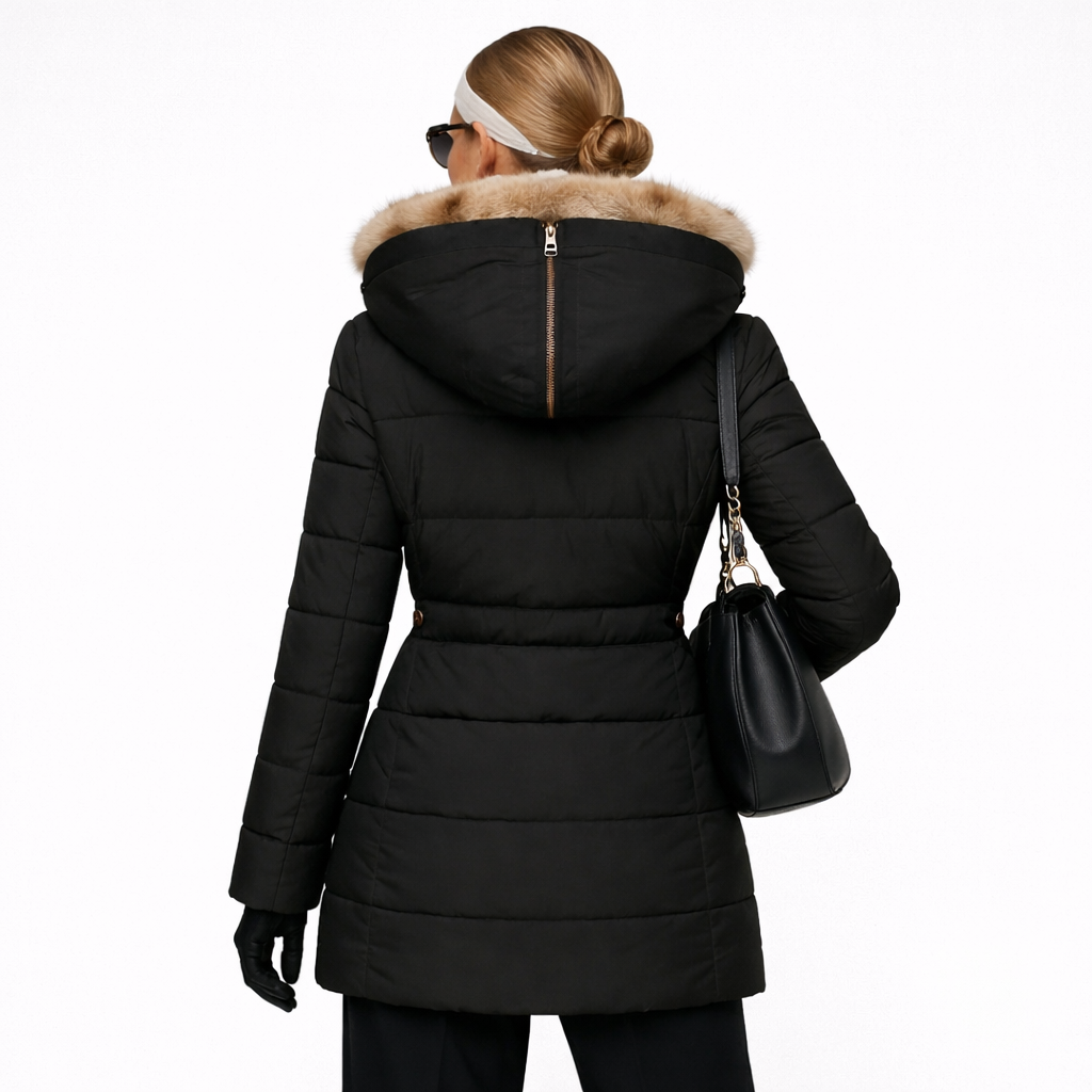 Tamara | Cappotto con Fodera Morbida in Pelliccia Sintetica