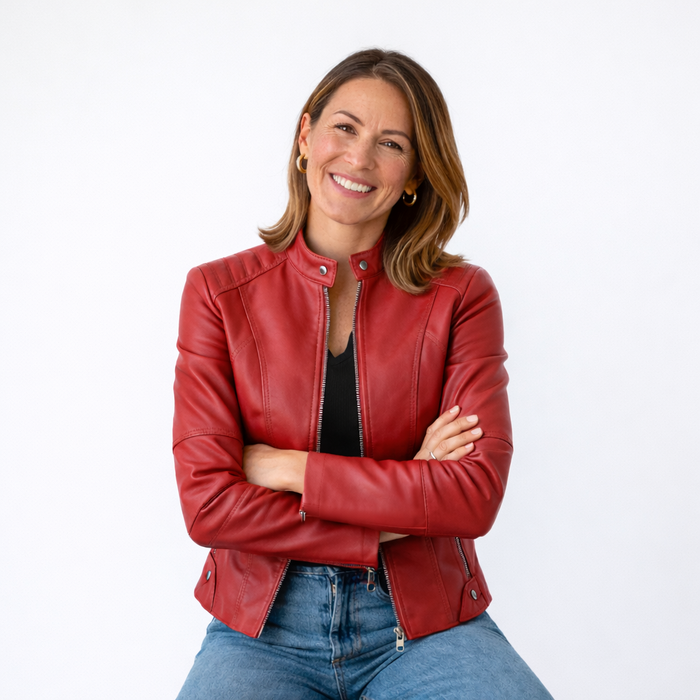 Romina | Cappotto Casual Effetto Pelle