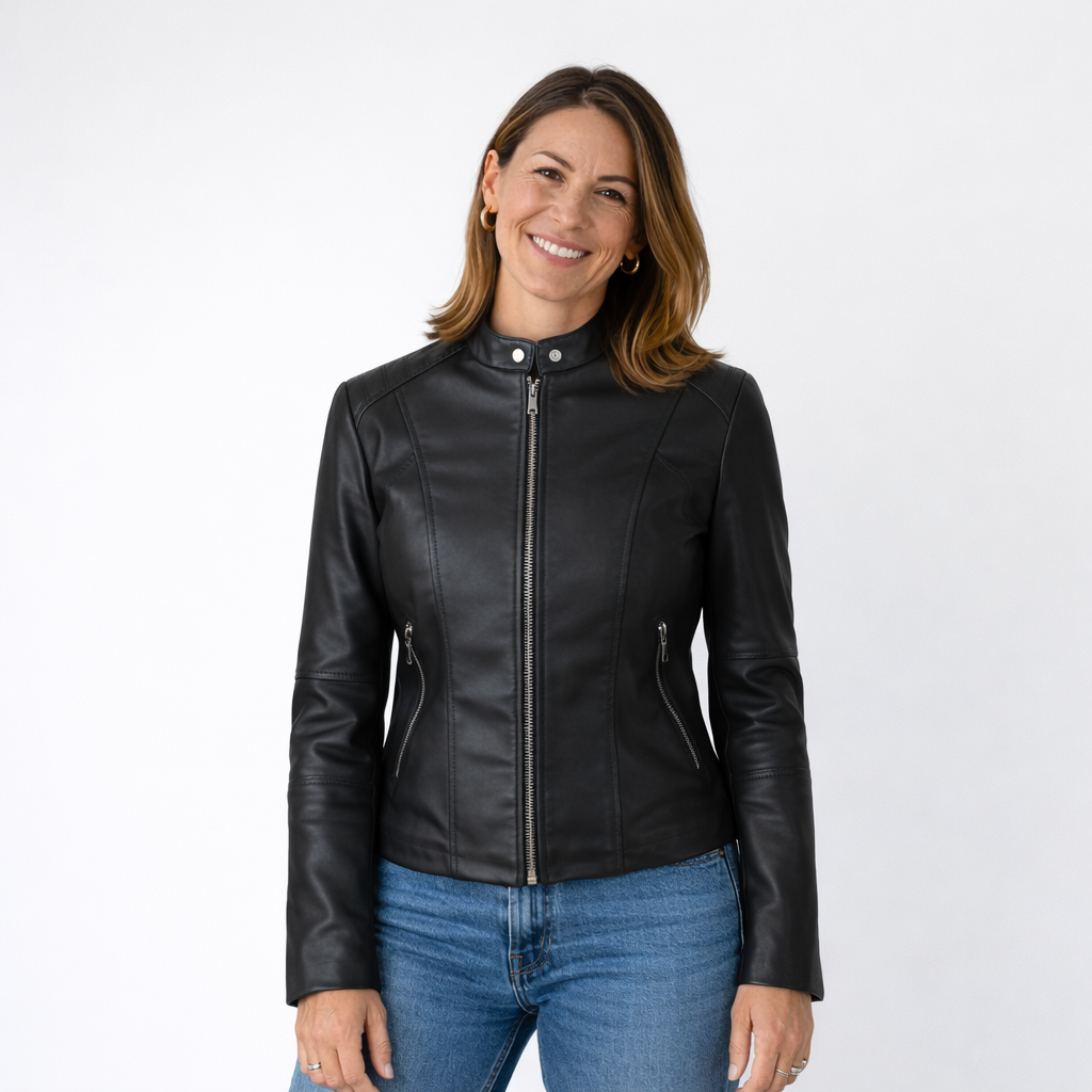 Romina | Cappotto Casual Effetto Pelle