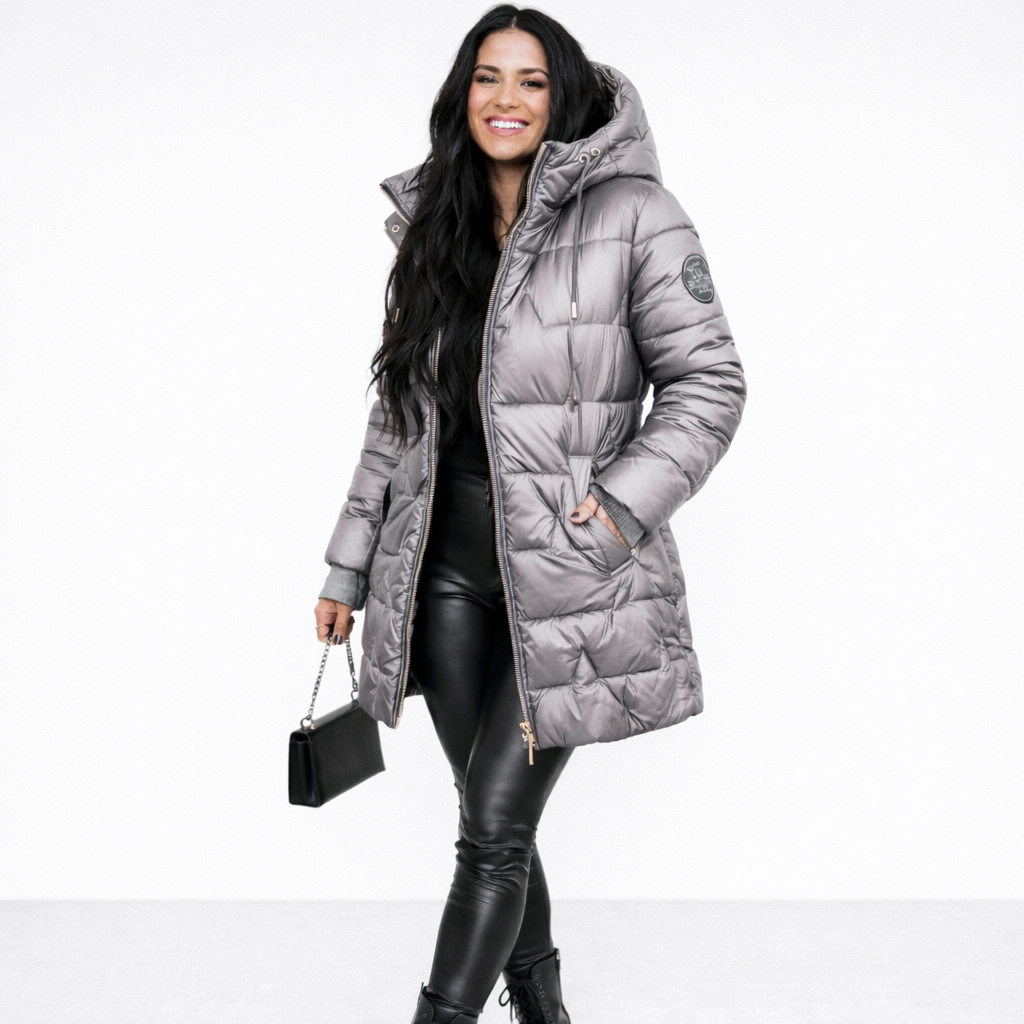 Nora | Cappotto Imbottito con Cappuccio