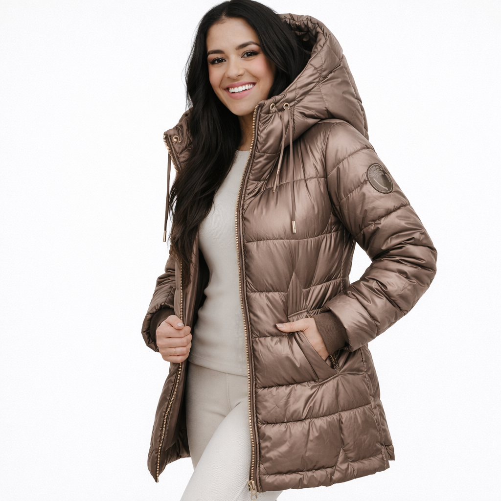 Nora | Cappotto Imbottito con Cappuccio