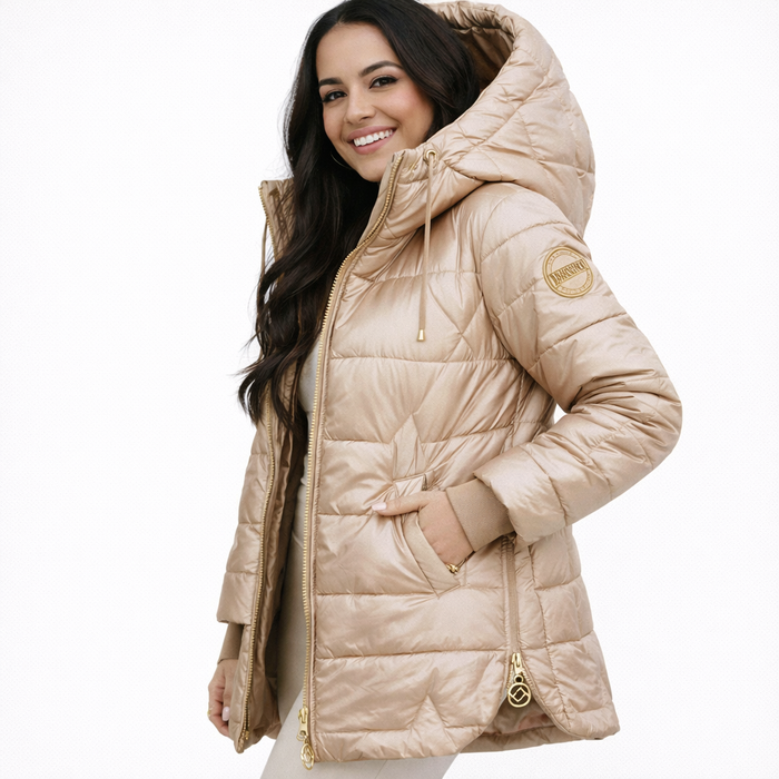 Nora | Cappotto Imbottito con Cappuccio