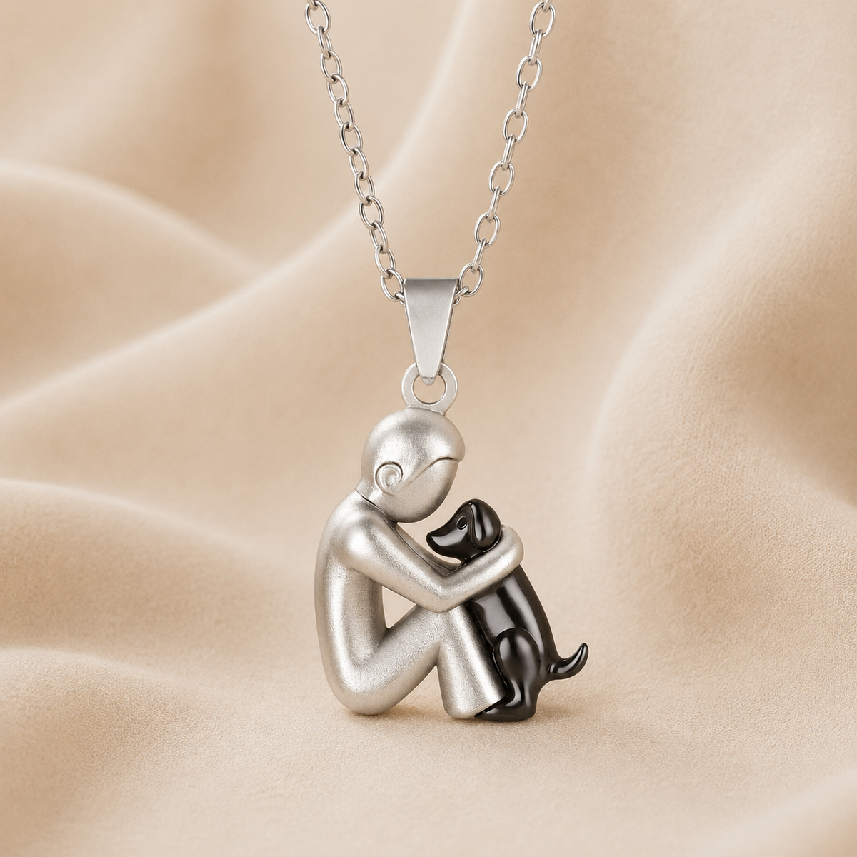 Collana con Ciondolo Abbraccio