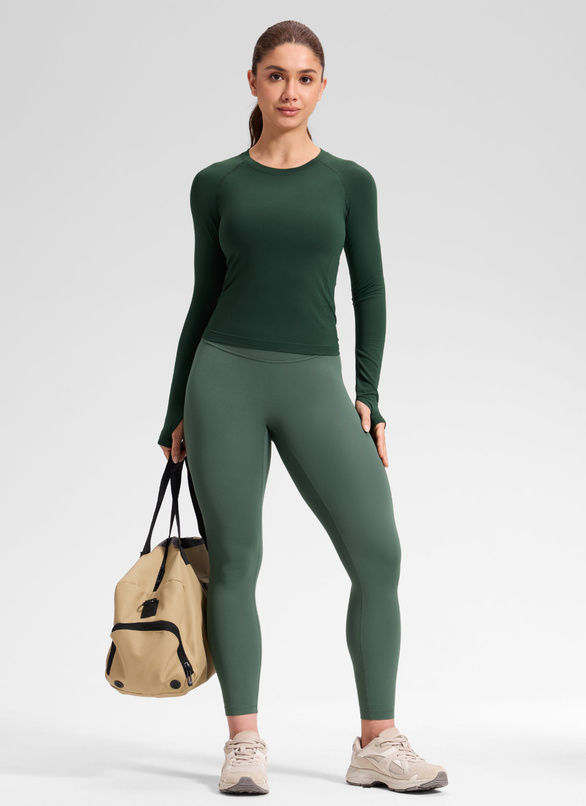 Leggings con Efecto Contorno Sin Costura Delantera 64 cm