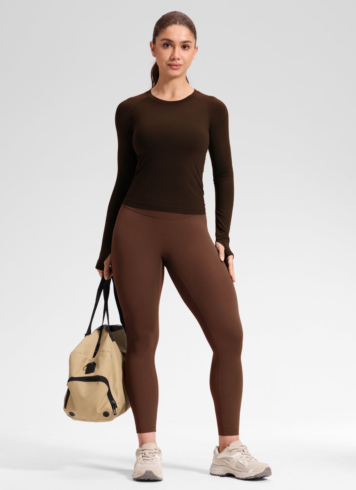 Leggings con Efecto Contorno Sin Costura Delantera 64 cm