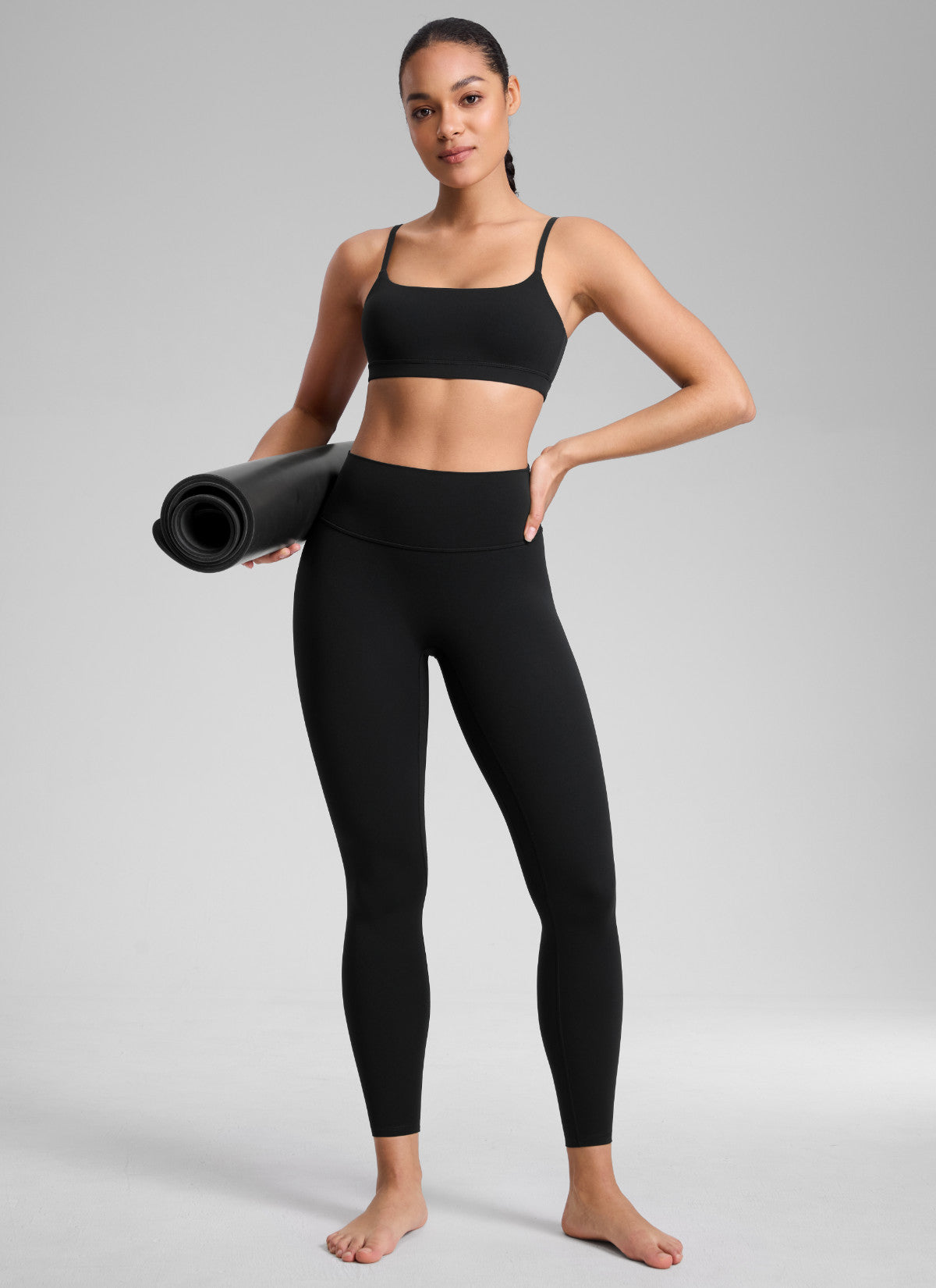 Leggings de Yoga Moldeadores Sin Costura Delantera 64 cm