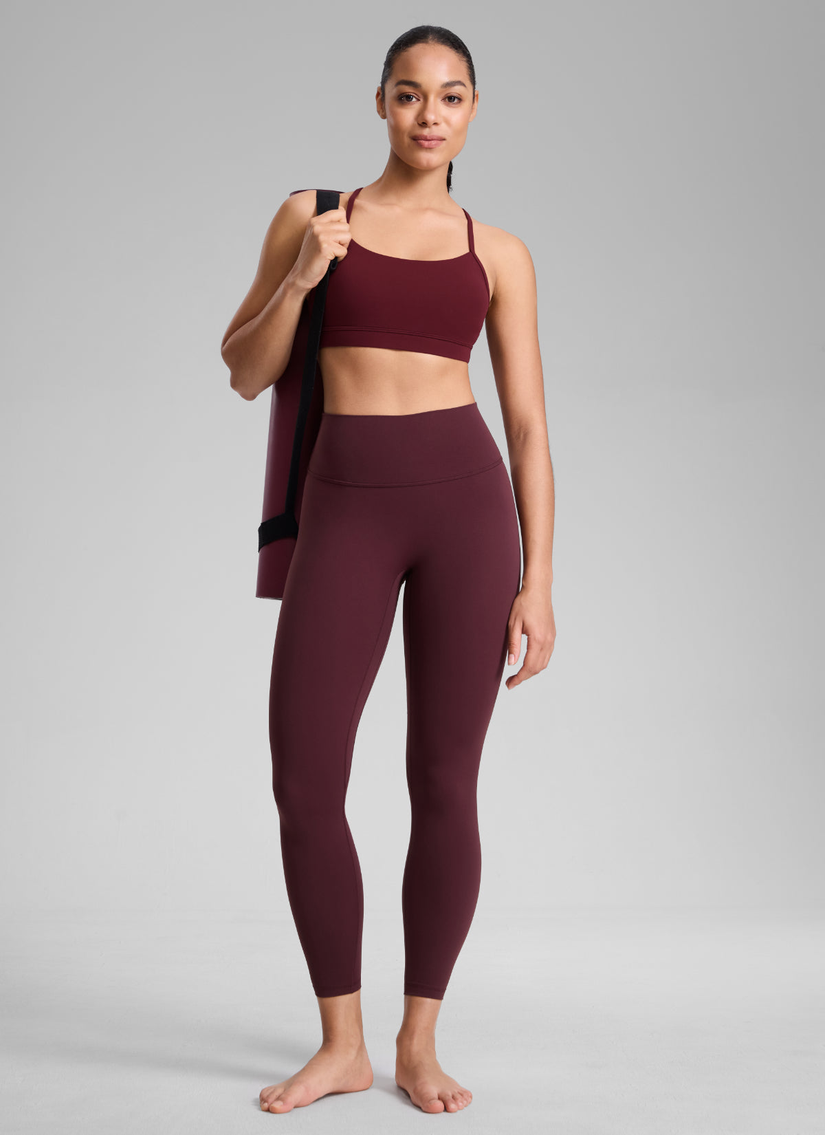 Leggings de Yoga Moldeadores Sin Costura Delantera 64 cm
