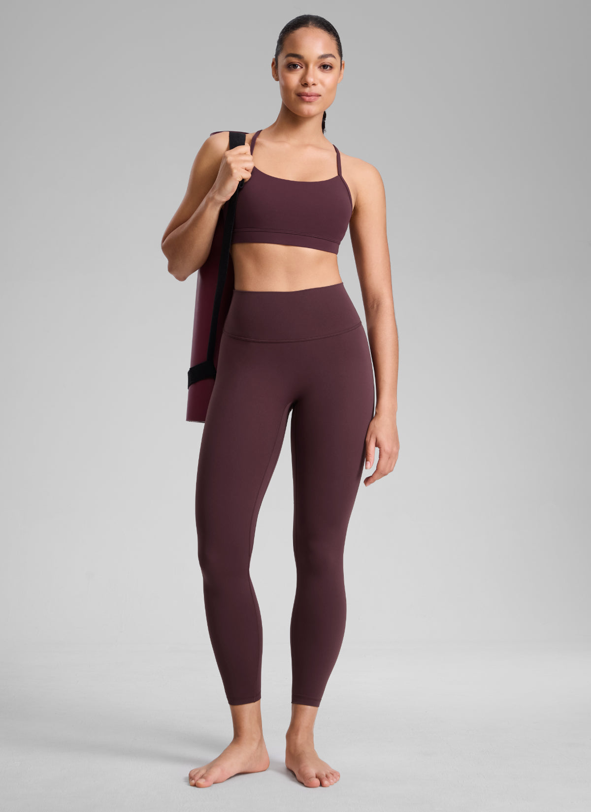 Leggings de Yoga Moldeadores Sin Costura Delantera 64 cm