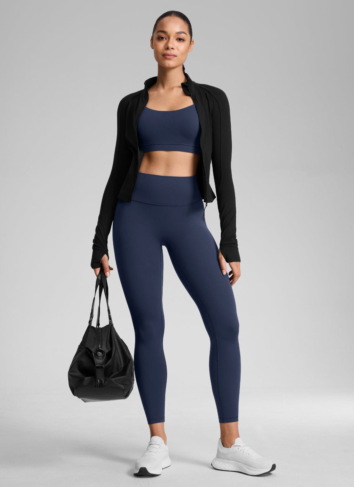 Leggings de Yoga Moldeadores Sin Costura Delantera 64 cm