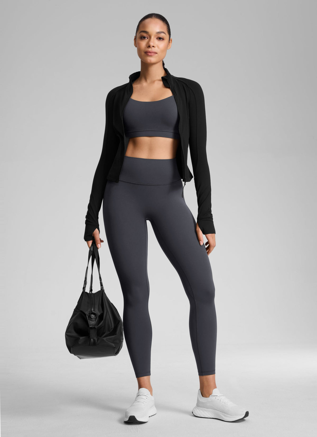 Leggings de Yoga Moldeadores Sin Costura Delantera 64 cm
