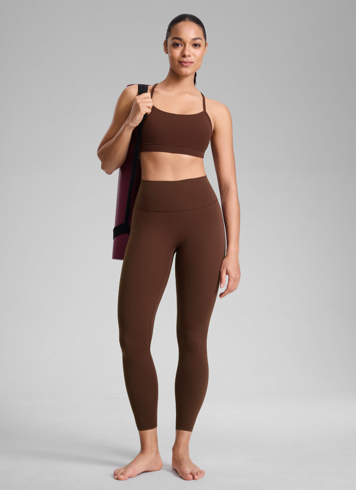 Leggings de Yoga Moldeadores Sin Costura Delantera 64 cm