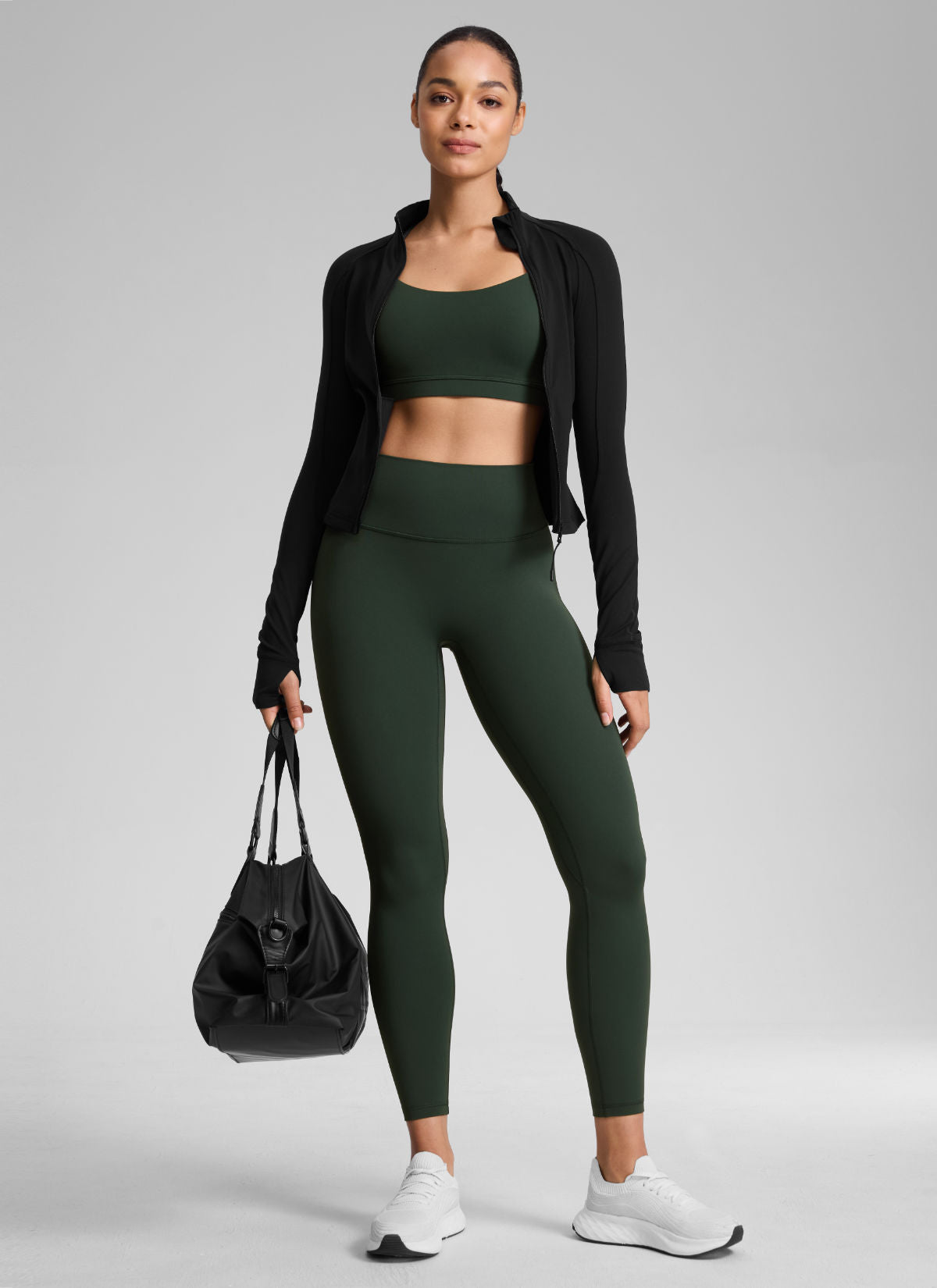 Leggings de Yoga Moldeadores Sin Costura Delantera 64 cm