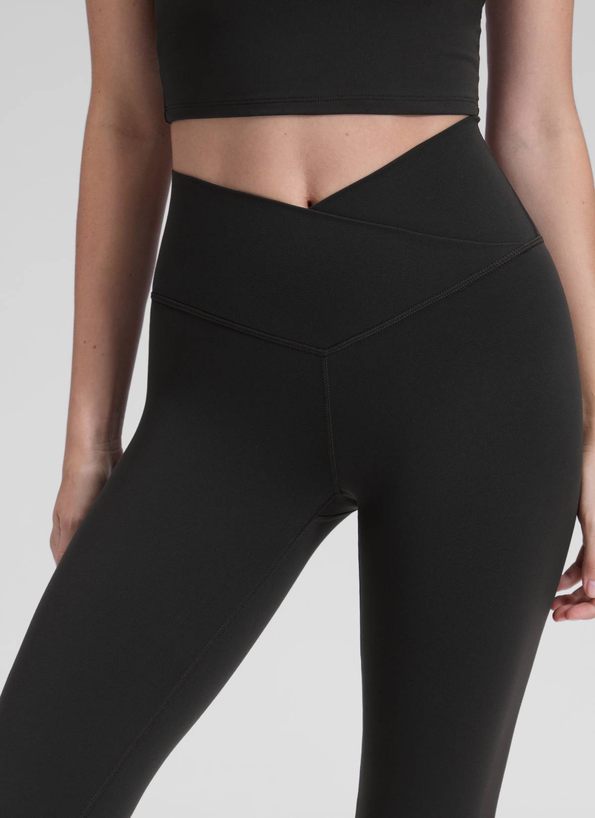 Leggings Acampanados con Cintura Cruzada 79 cm