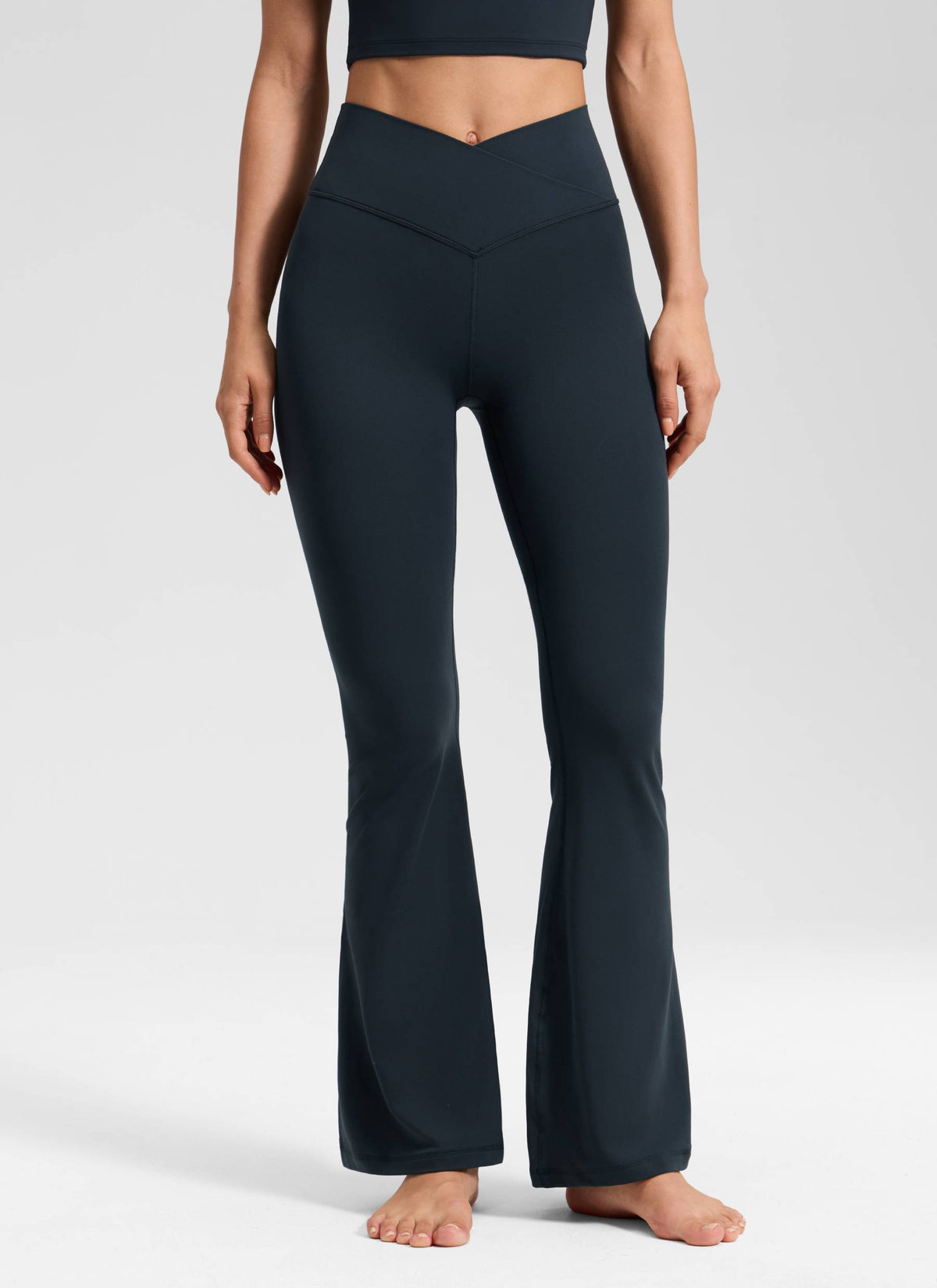 Leggings Acampanados con Cintura Cruzada 79 cm