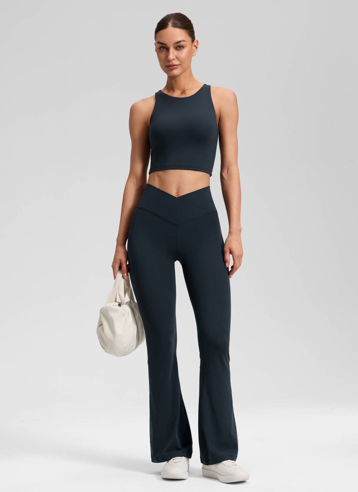Leggings Acampanados con Cintura Cruzada 79 cm