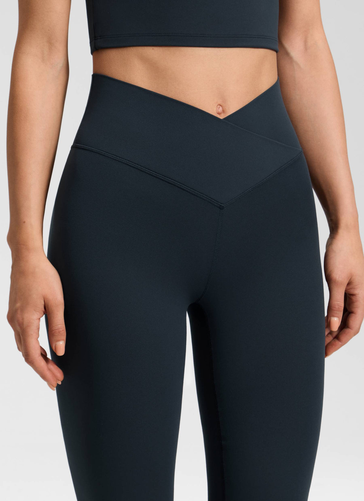 Leggings Acampanados con Cintura Cruzada 79 cm
