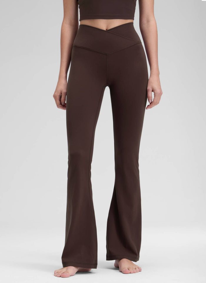 Leggings Acampanados con Cintura Cruzada 79 cm