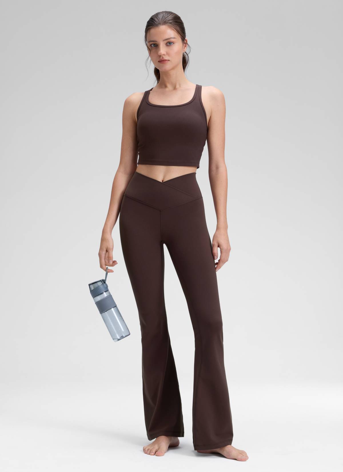 Leggings Acampanados con Cintura Cruzada 79 cm