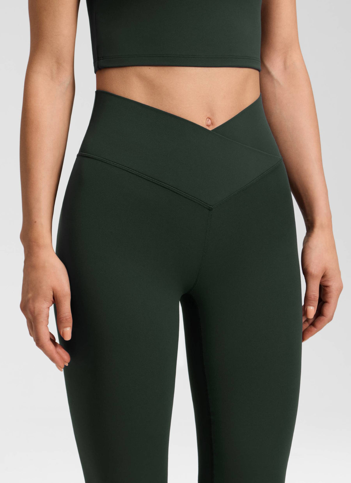 Leggings Acampanados con Cintura Cruzada 79 cm