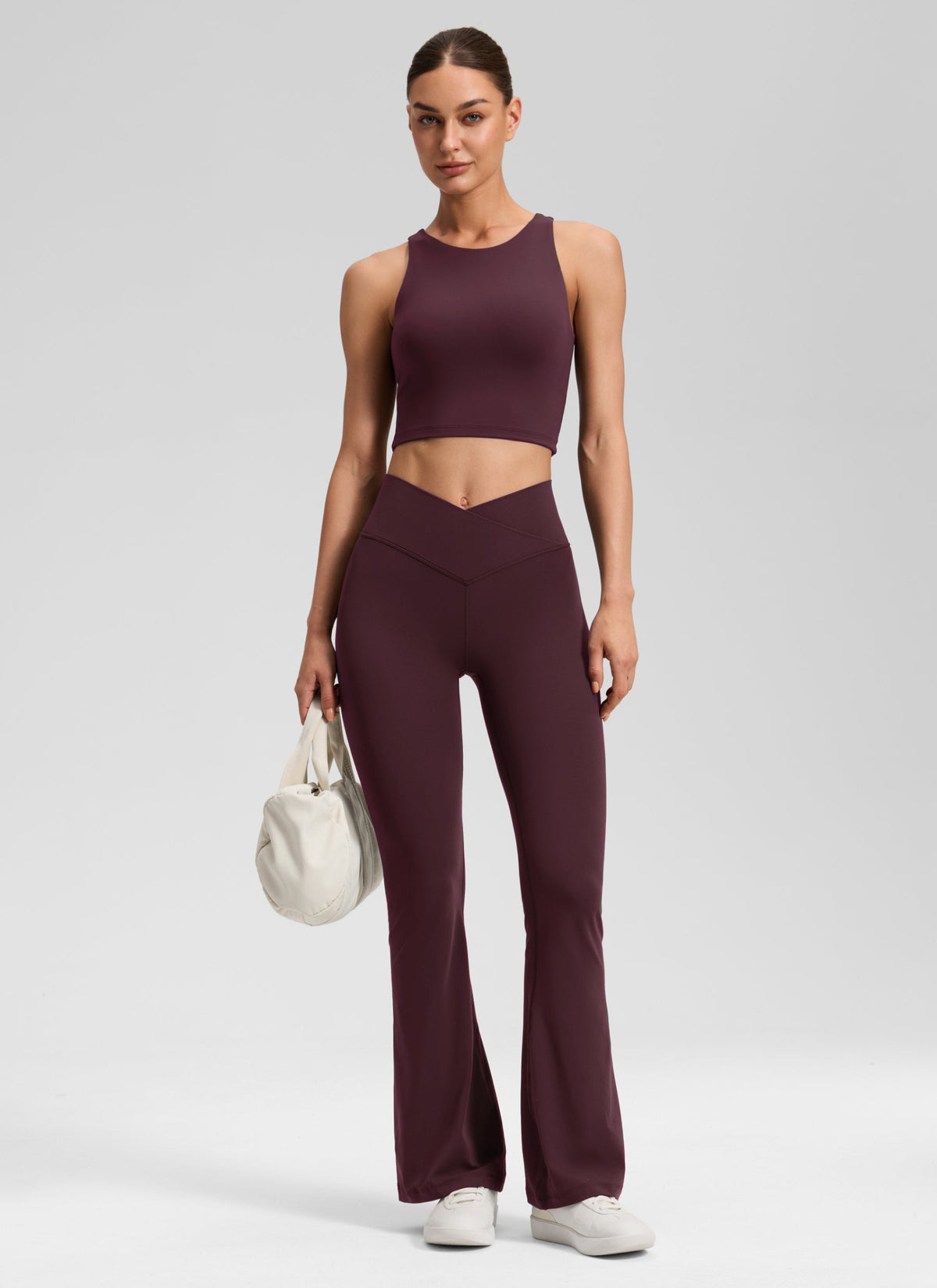 Leggings Acampanados con Cintura Cruzada 79 cm