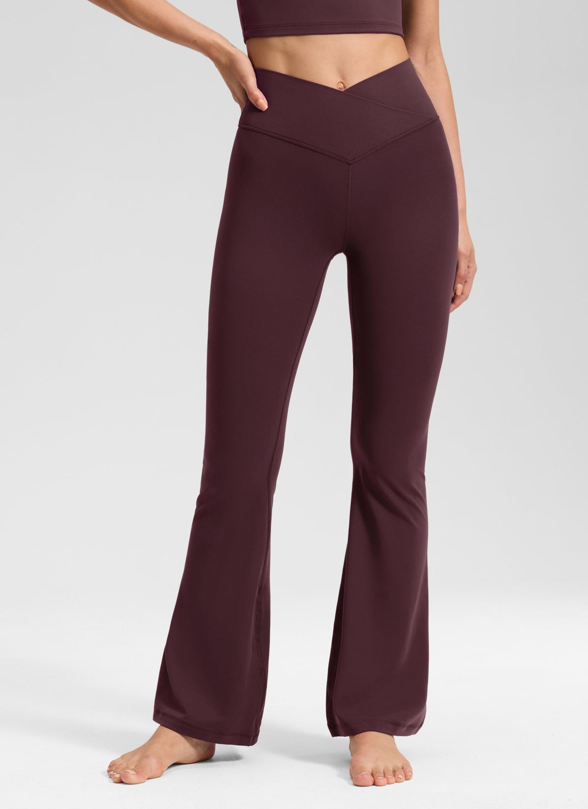 Leggings Acampanados con Cintura Cruzada 79 cm