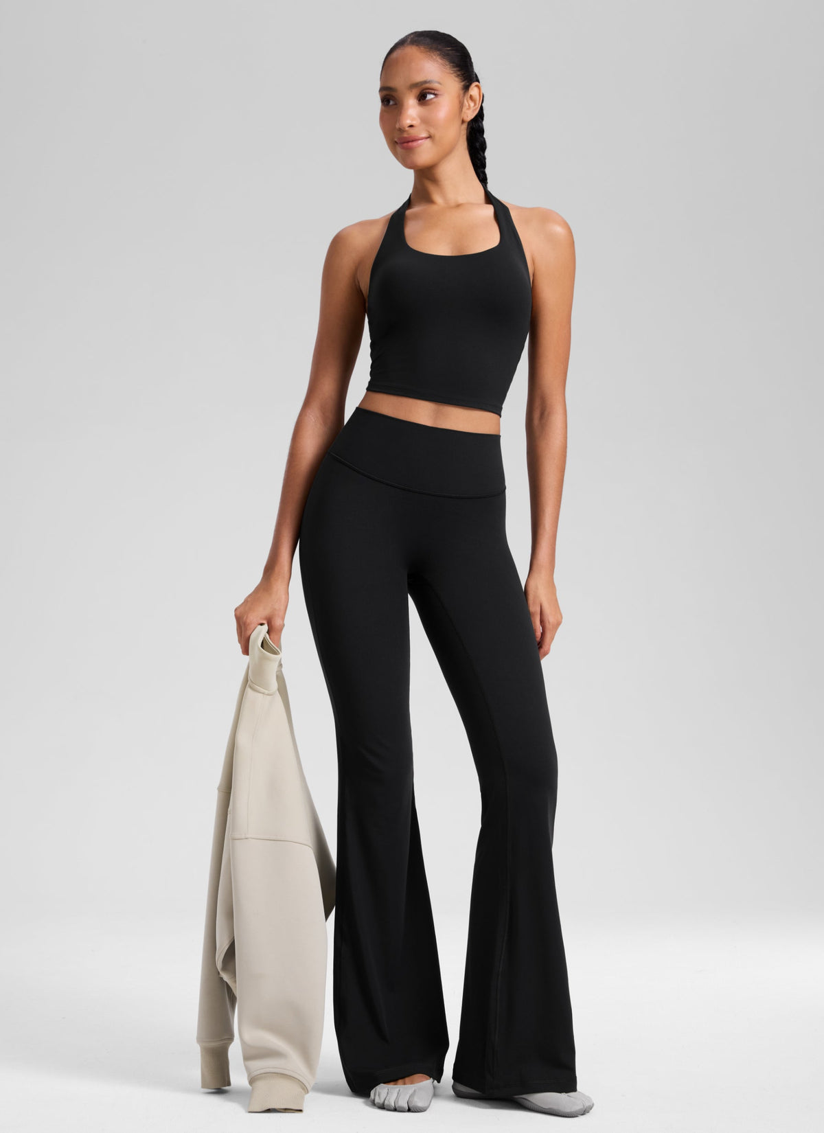 Leggings Acampanados Sin Costura Delantera 74 cm