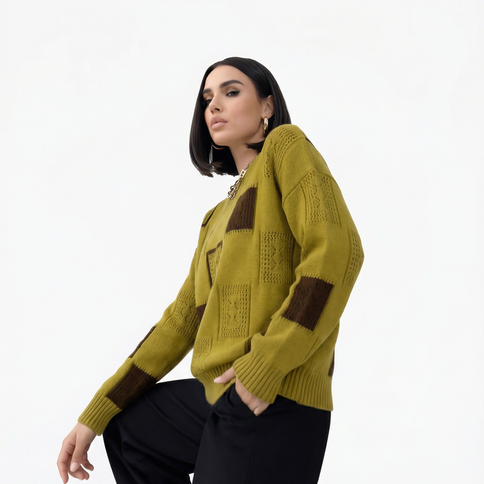 Alica | Maglione con Stampa Geometrica