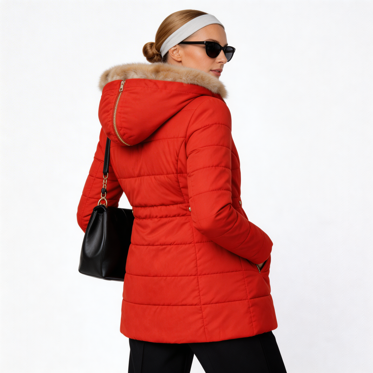 Tamara | Cappotto Invernale con Fodera Morbida in Pelliccia Sintetica