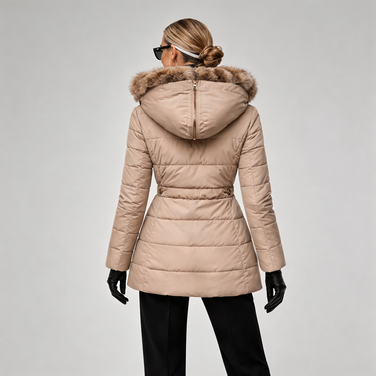 Tamara | Cappotto Invernale con Fodera Morbida in Pelliccia Sintetica