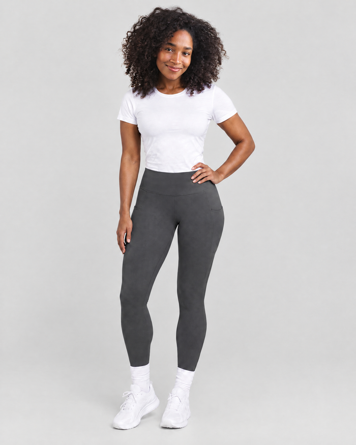 Leggings Deportivos de Tiro Alto con Bolsillos para Mujer