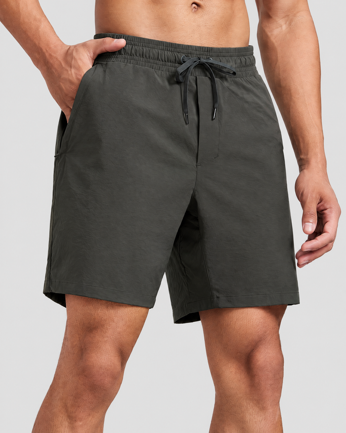 Short Ligero Repelente al Agua con Cremalleras 18 cm