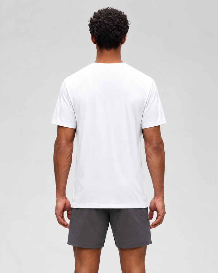 Camiseta de Algodón Ligera de Manga Corta