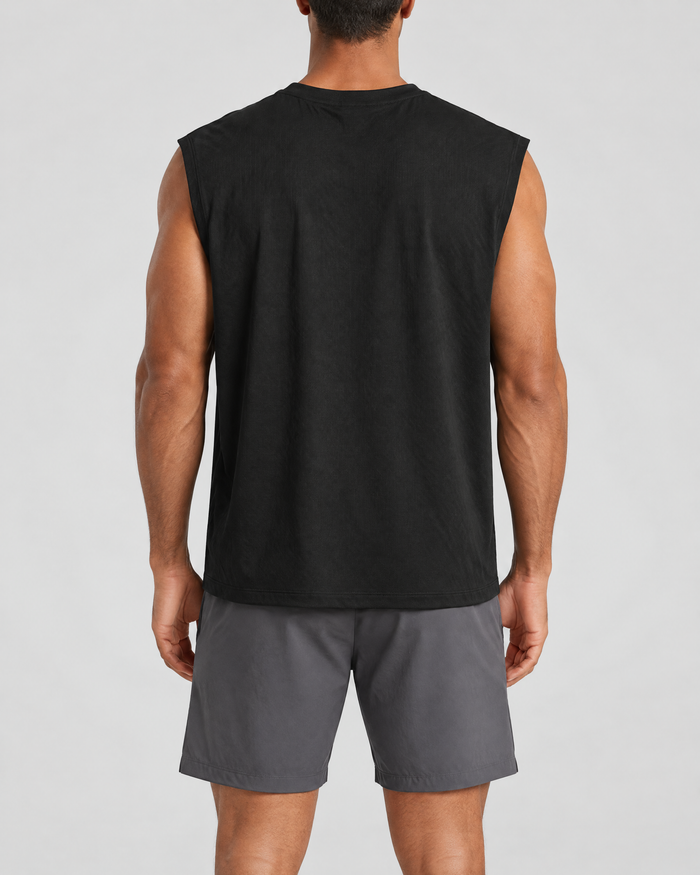 Camiseta Sin Mangas de Malla para Entrenar